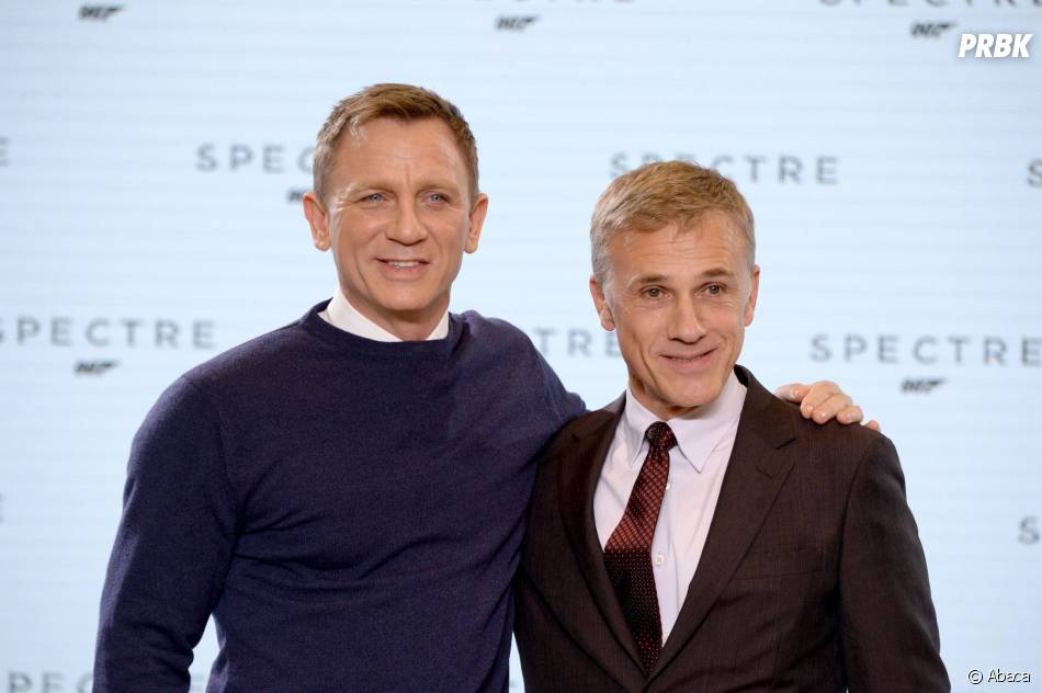 Daniel Craig et Christoph Waltz à l&#039;annonce de James Bond 24 le 4 décembre 2014
