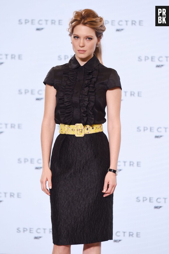 Léa Seydoux à l'annonce de James Bond 24 le 4 décembre 2014