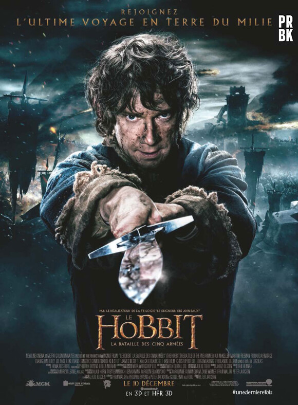 Le Hobbit, la Bataille des Cinq Armées en salles à partir du 10 décembre 2014