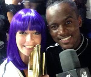 Ornella Del Rey, reine des selfies avec les stars aux NMA 2014