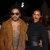 Shy'm et Lenny Kravitz complices sur le tapis rouge des NMA 2014, le 13 décembre à Cannes