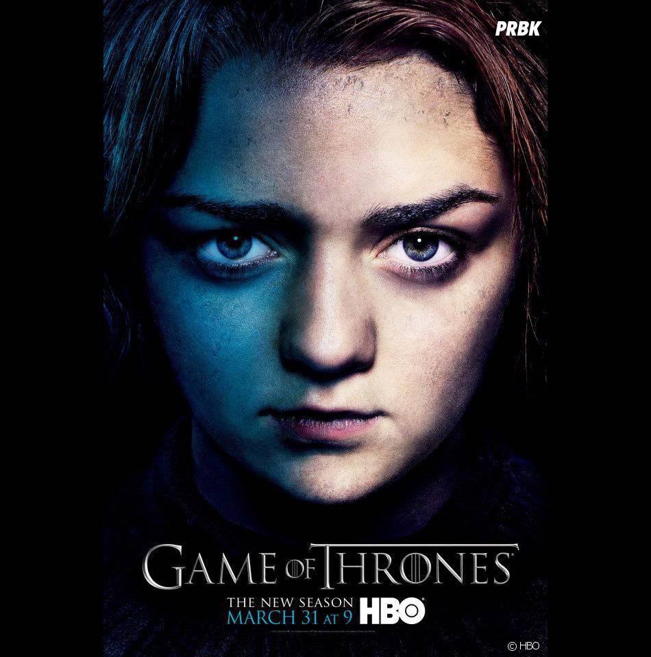 Game of Thrones saison 5 poster avec Maisie Williams Purebreak