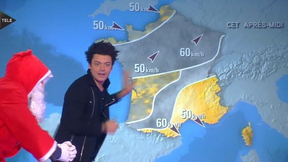 Kev Adams présentateur météo délirant sur iTélé