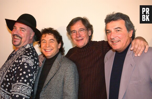 Le groupe Les Musclés composé de Eric, Bernard Minet, Framboisier and René réuni en janvier 2007