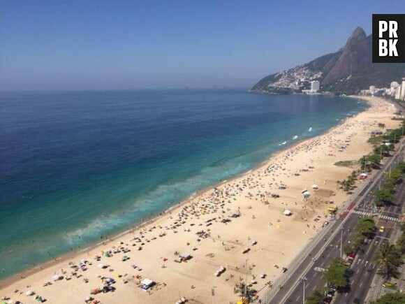 Matthieu Delormeau dévoile la vue de sa chambre d'hôtel à Rio pour les Anges 7