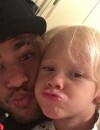 Neymar pose avec son fils sur Instagram, le 2 février 2015