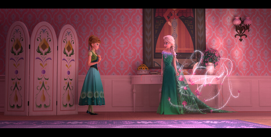  La Reine des neiges - une f&amp;ecirc;te givr&amp;eacute;e : Anna et Elsa, les deux soeurs en photo 