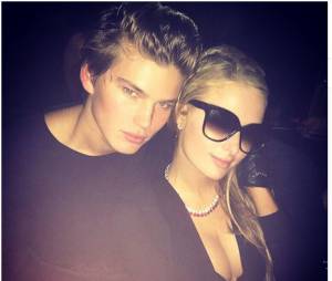 Paris Hilton et Jordan Barrett en photo sur Instagram, le 18 janvier 2015