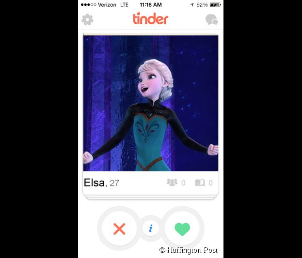Quand Elsa de La Reine des Neiges drague sur Tinder