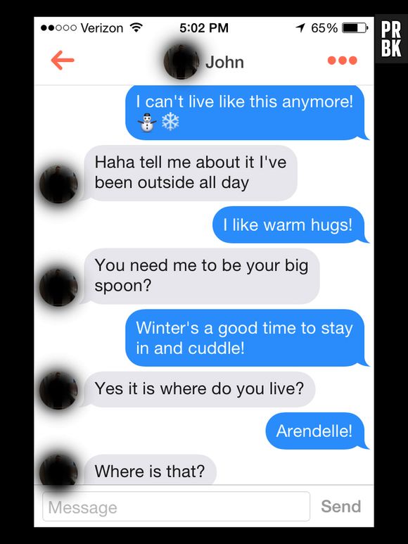 Quand Elsa de La Reine des Neiges drague sur Tinder