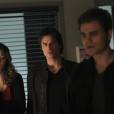 The Vampire Diaries saison 6, épisode 14 : Nina Dobrev, Ian Somerhalder et Paul Wesley sur une photo