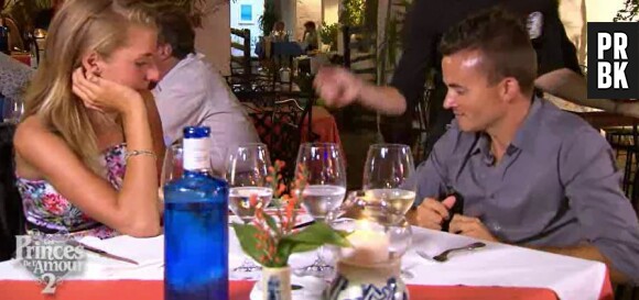 Les Princes de l'amour 2 : Sébastien et Stacy dînent en "amoureux" dans l'épisode 74 diffusé le 19 février 2015, sur W9