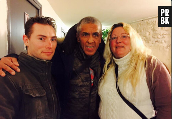Loana, Frédéric et Samy Naceri ensemble sur une photo diffusée sur Twitter en février 2015