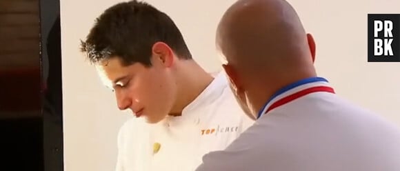 Top Chef 2015 : Philippe Etchebest réconforte Xavier Koenig dans l'épisode 5 diffusé le lundi 23 février, sur M6