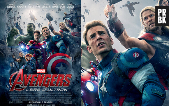 Avengers 2 : le logo des Avengers sur le costume de Captain America