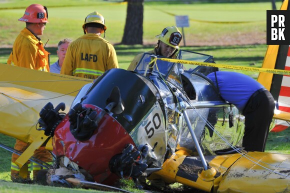 Harrison Ford miraculé après le crash d'un avion le 5 mars 2015