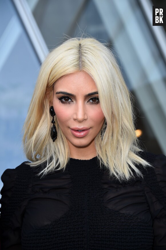 Kim Kardashian au défilé Louis Vuitton de la Fashion Week, le 11 mars 2015 à Paris