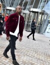  Kim Kardashian et Kanye West au d&eacute;fil&eacute; Louis Vuitton&nbsp;de la Fashion Week, le 11 mars 2015 &agrave; Paris 