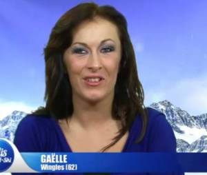 Gaëlle Petit en brune dans Les Ch'tis font du ski