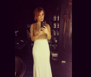 Gaëlle Emma (Les Ch'tis) en robe classe sur Instagram