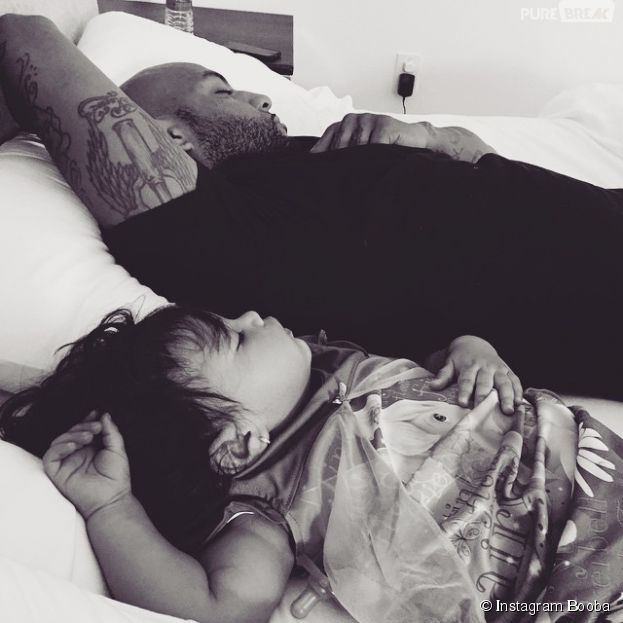 Booba Papa Gaga Sa Photo Mignonne Et Oklm Avec Luna Sur Instagram Purebreak