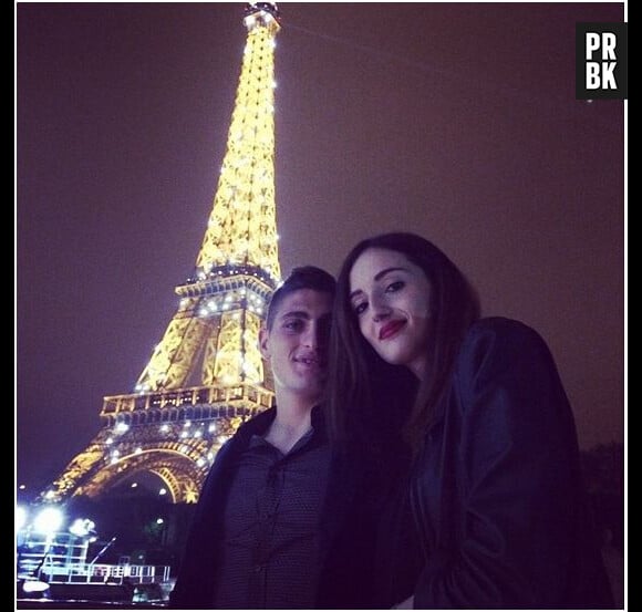 Marco Verratti et sa copine Laura Zazzara : photo de couple devant la Tour Eiffel