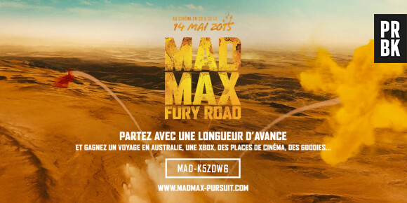 Mad Max Fury Road : Warner Bros organise un jeu concours sous forme de jeu vidéo