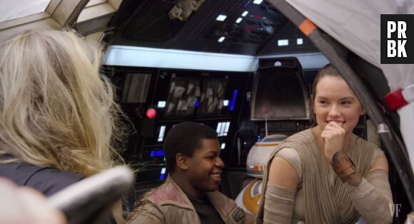Star Wars 7 : John Boyega et Daisy Ridley durant le shooting du magazine Vanity Fair