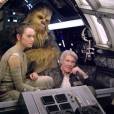  Star Wars 7 : John Boyega, Daisy Ridley et Harrison Ford durant le shooting du magazine Vanity Fair 