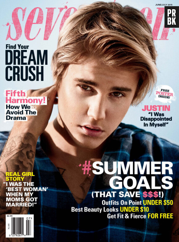 Justin Bieber présente ses excuses à ses fans dans le magazine Seventeen de mai 2015