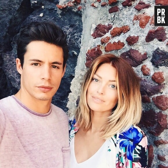 Caroline Receveur et Valentin Lucas en vacances sur l'île de Santorin sur Instagram