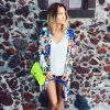 Caroline Receveur sexy lors de ses vacances sur l'île de Santorin sur Instagram