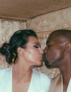 Kim Kardashian et Kanye West couple amoureux : photos souvenirs sur Instagram pour leur un an de mariage