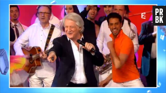 Patrick Sébastien a chanté une chanson en hommage à Cyril Hanouna, le 27 juin 2015 dans l'émission Le plus grand cabaret du monde