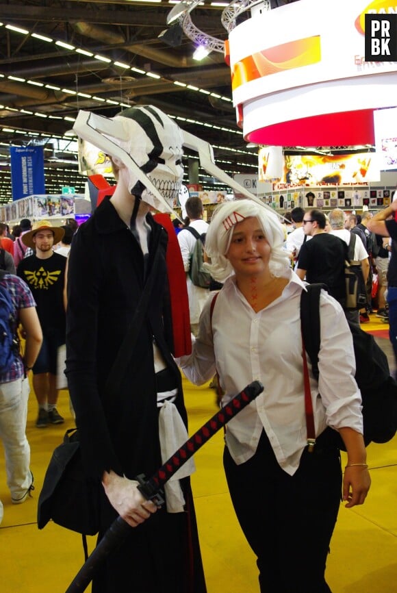 Un cosplayer de Bleach au salon Japan Expo, le 5 juillet 2015
