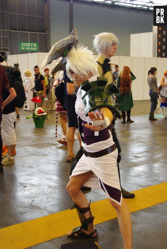 Un cosplayer au salon Japan Expo, le 5 juillet 2015