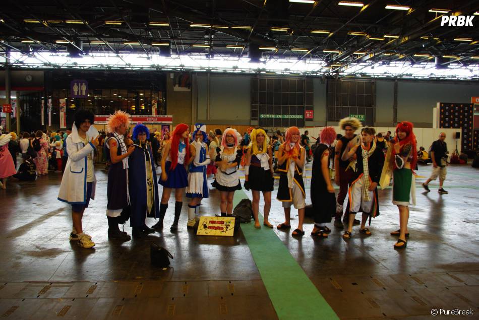  Des cosplayers et cosplayeuses au salon Japan Expo, le 5 juillet 2015 