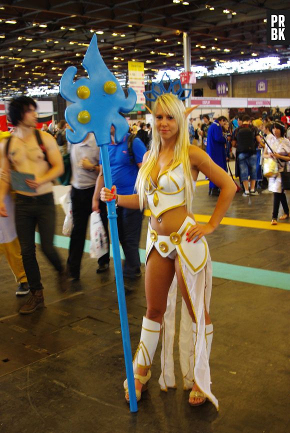 Une cosplayeuse au salon Japan Expo, le 5 juillet 2015