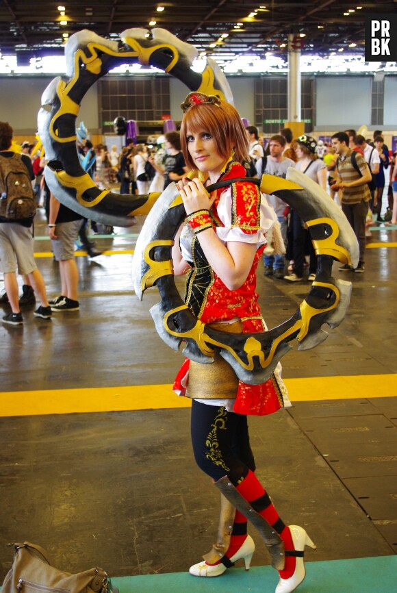 Une cosplayeuse au salon Japan Expo, le 5 juillet 2015