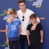 Romeo, Brooklyn et Cruz Beckham au Nickelodeon Kids' Choice Sports Awards 2015 à Los Angeles aux USA le jeudi 16 juillet
