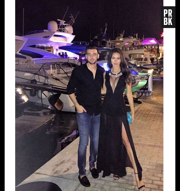 Leila Ben Khalifa sexy au côté d'Aymeric Bonnery, sur Instagram, le 16 juillet 2015