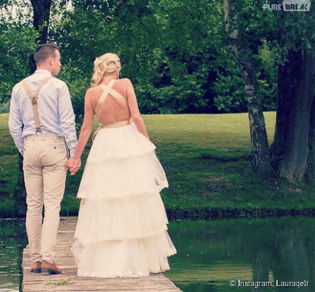 Laura (Qui est la taupe) : photo de son mariage avec Bastien sur Instagram