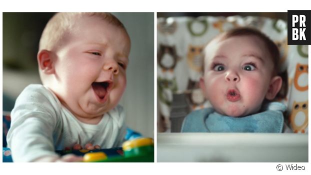 Une vidéo de la marque de couche pampers qui montre des bébés en train de faire leur grosse commission