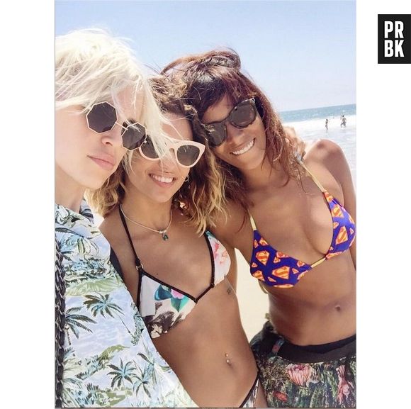Shy'm, Tal et Aria : vacances complices et sexy entre filles à Los Angeles, juillet 2015