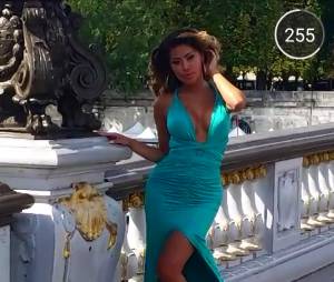 Parisa (Les Marseillais en Thaïlande) sexy et décolletée sur Snapchat, pendant un shooting