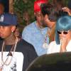 Kylie Jenner et son nouveau style capillaire à Los Angeles le 28 août 2015 avec Tyga