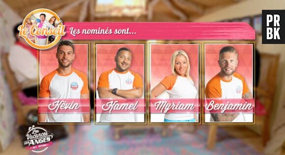Les Vacances des Anges All Stars : Kevin, Kamel, Myriam et Benjamin nominés