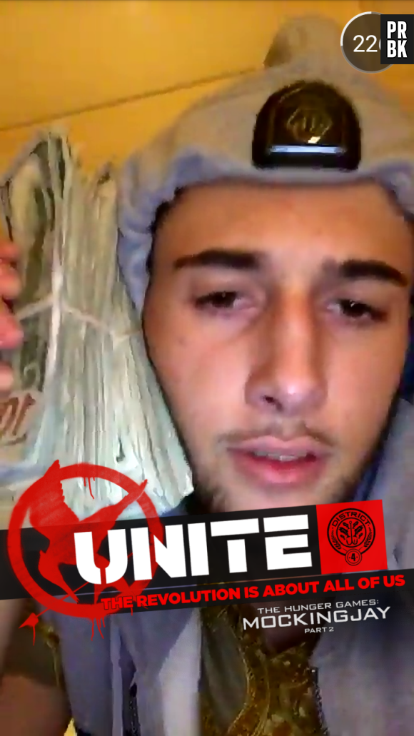 Tarek Benattia exhibe encore sa fortune sur Snapchat, le 11 septembre 2015, à Las Vegas