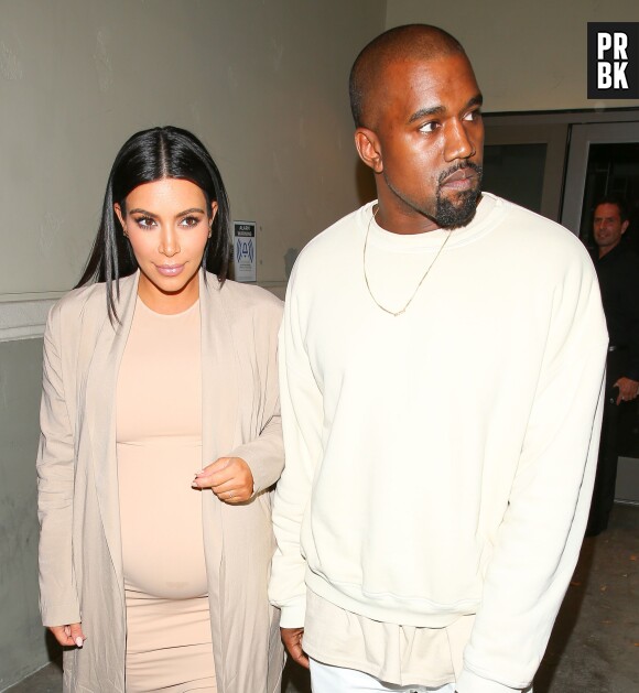 Kim Kardashian et Kanye West se rendent à la fête d'anniversaire de Kim le 21 octobre 2015 à Los Angeles