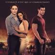 Twilight 4 : l'affiche du film avec Robert Pattinson, Kristen Stewart et Taylor Lautner